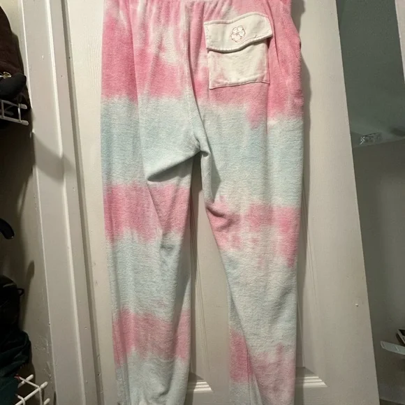 LOVESHACKFANCY tie dye sweats BNOT. Adorable and cozy. Size L - Picture 3 of 6